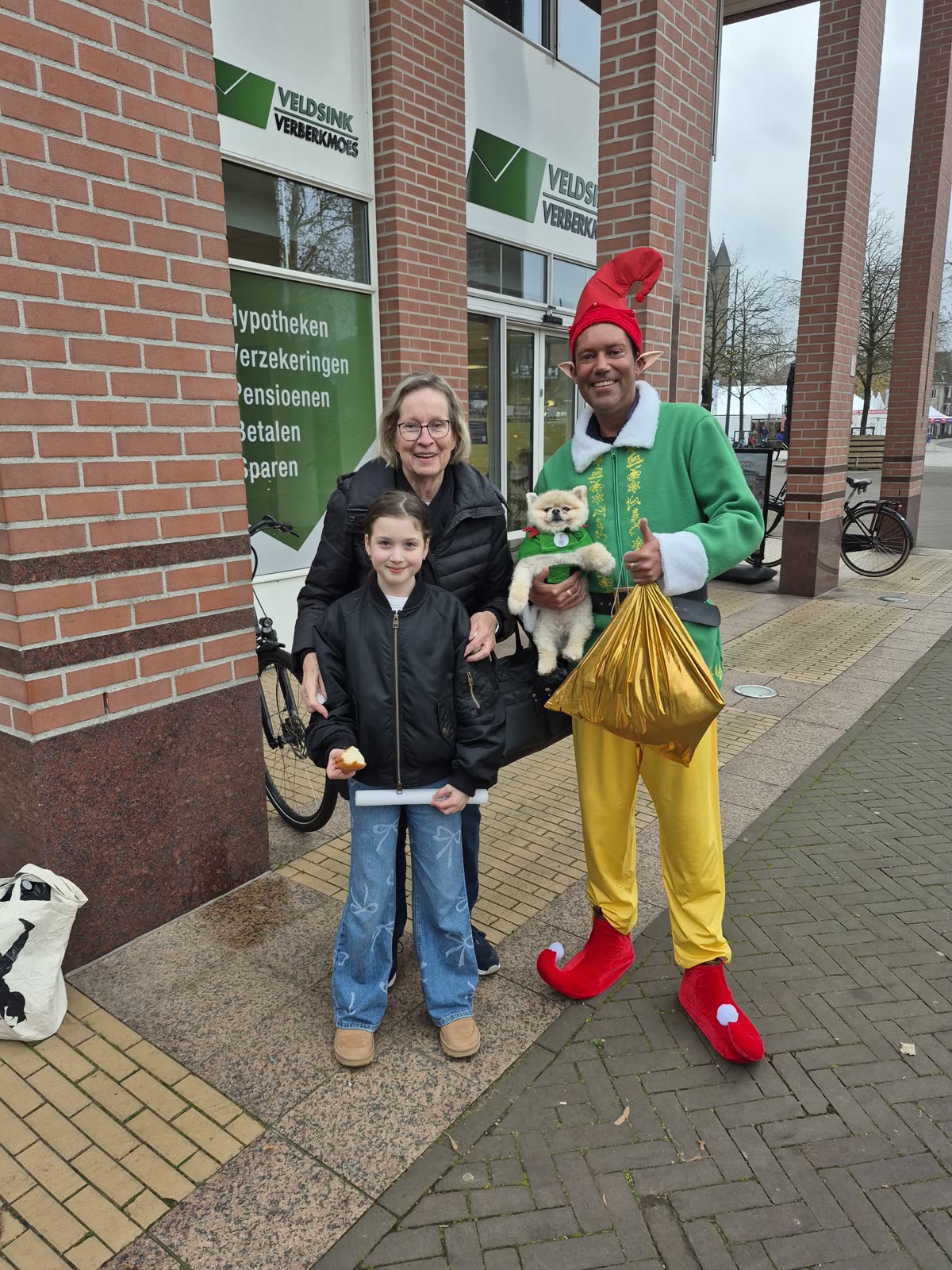 Ook de jongste bezoekers deden mee