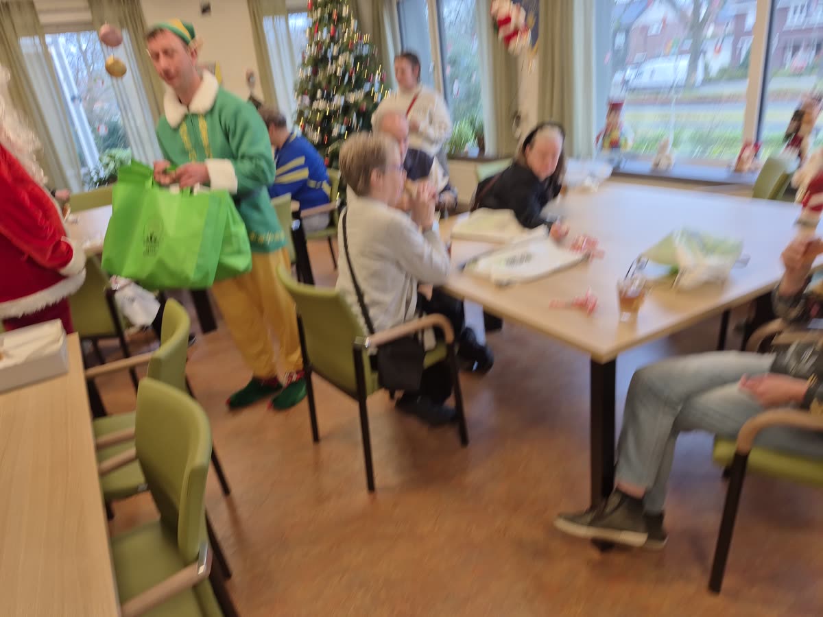 Uitdelen aan de lange tafel